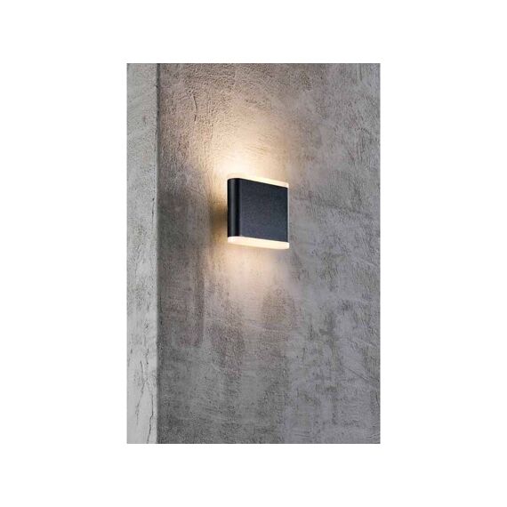 Akron 11 [Ip54] Wandlamp Zwart 2X3W / 244Lm