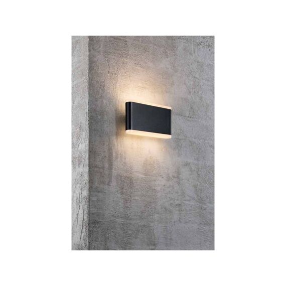 Akron 17 [Ip54] Wandlamp Zwart 2X6W / 460Lm