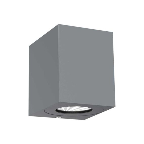 Canto Kubi 2 [Ip44] Wandlamp Grijs 2X6W / 350Lm