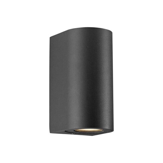 Canto Maxi 2 [Ip44] Wandlamp Zwart Gu10