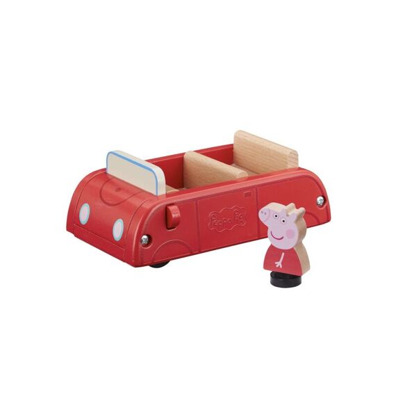Peppa Pig Wooden Family Car With Peppa Figure