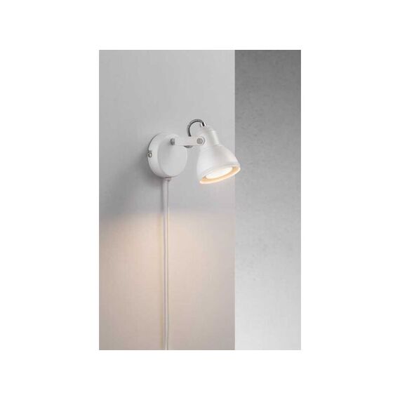 Aslak 8 - Wandlamp - Wit - Gu10