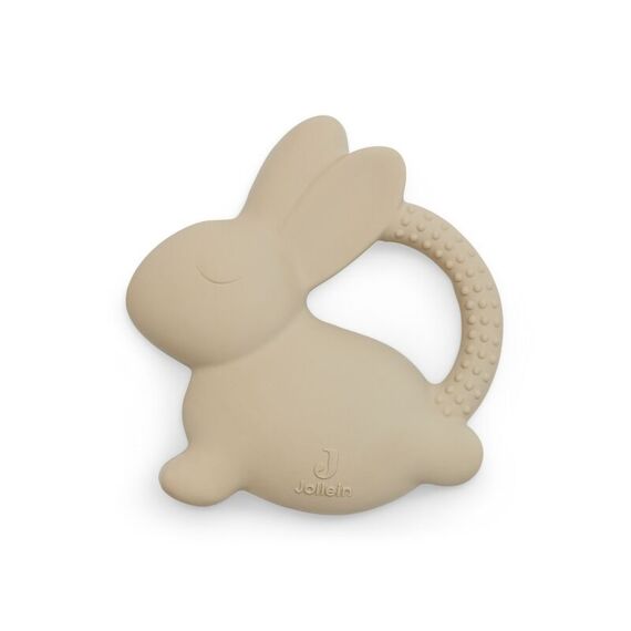 Jollein Bijtring Rubber Bunny Nougat