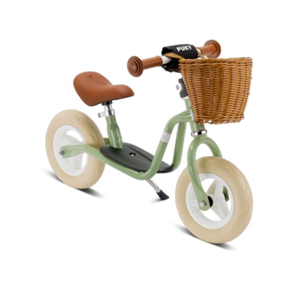 Puky 4093 Loopfiets Lr Medium Classic Met Mandje Retro Groen