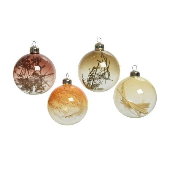 Kerstbal Glas Dia8Cm Assortiment Prijs Per Stuk