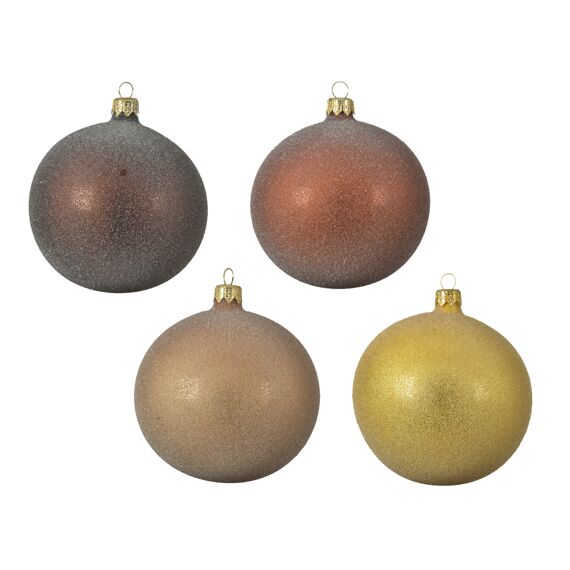 Kerstbal Glas Dia10Cm Assortiment Prijs Per Stuk