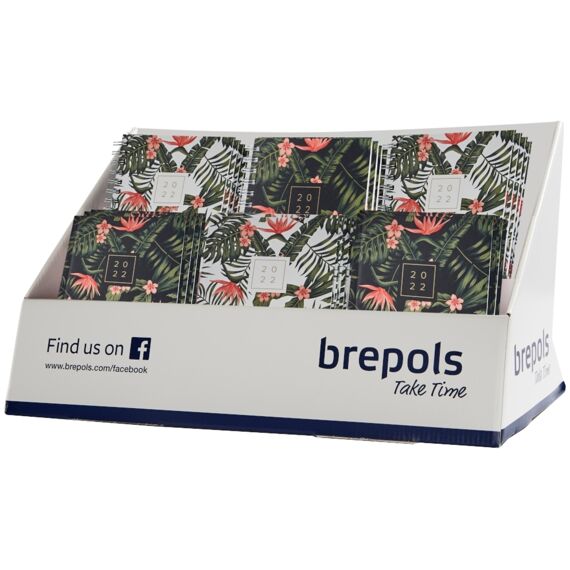 Brepols Agenda Pocket 4-Talig Floral & Leaves Assortiment Prijs Per Stuk