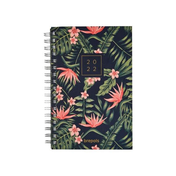 Brepols Agenda Pocket 4-Talig Floral & Leaves Assortiment Prijs Per Stuk