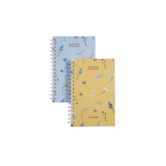 Brepols Agenda Pocket 4-Talig Floral & Leaves Assortiment Prijs Per Stuk