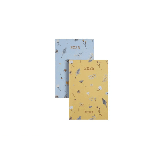 Brepols Agenda Pocket 4-Talig Floral & Leaves Assortiment Prijs Per Stuk