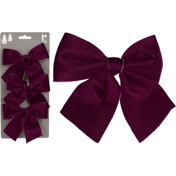 Strik Velvet Set 3Sts Bordeaux