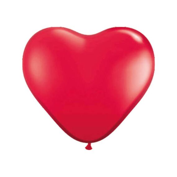 Ballon Hart Rood 30Cm 8 Stuks