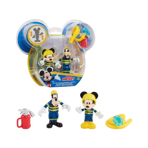 Mickey Blister 2 Beweegbare Figuurtjes 7.5Cm Met Acc. Assortiment Prijs Per Stuk