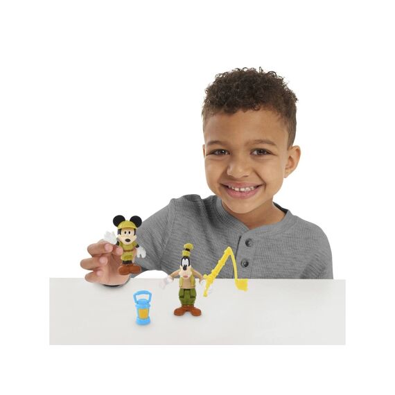 Mickey Blister 2 Beweegbare Figuurtjes 7.5Cm Met Acc. Assortiment Prijs Per Stuk