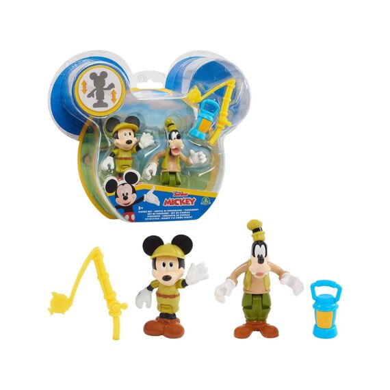 Mickey Blister 2 Beweegbare Figuurtjes 7.5Cm Met Acc. Assortiment Prijs Per Stuk