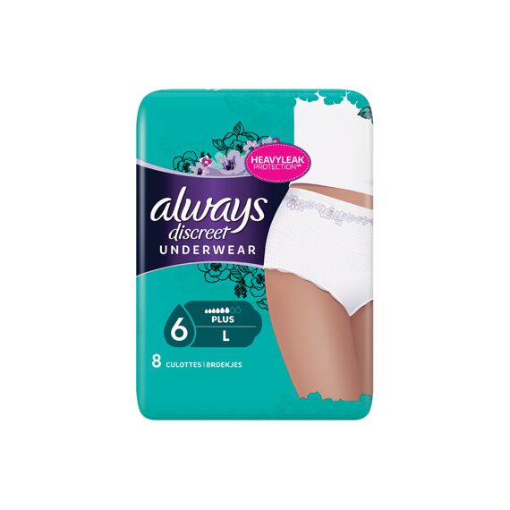 Always Discreet Broekjes 6 Large 8St