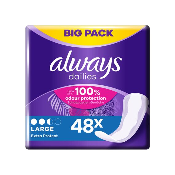 Always Inlegkruisjes Extra Protect Long 68St