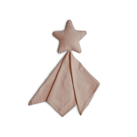 Mushie Lovey Blanket Star Natural