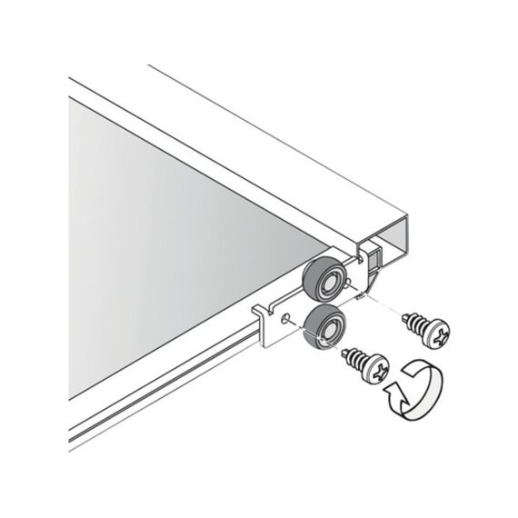 Schuifdeurpakket Tbv 1 Deur R-60 125Cm