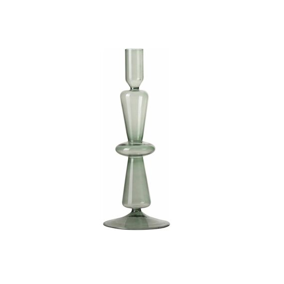 Gusta Dinerkaarshouder Glas Ø9X25Cm Groen