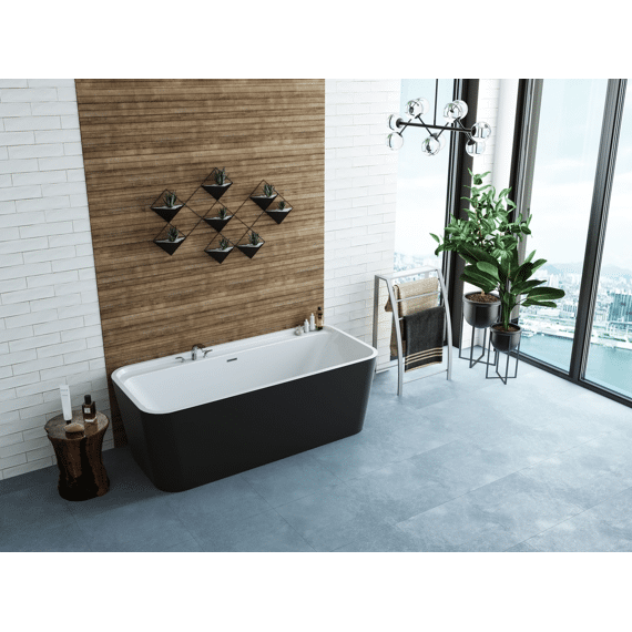 Kolora-Kambia Bad Vrijstaand Zwart Mat