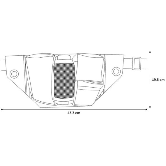 Heuptas Hiker Met Drinkfles  60Cm/135Cm