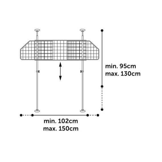 Autoveiligheidsrek Hula  102-150X95-130Cm