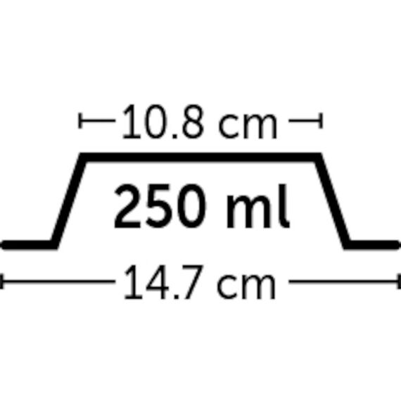 Eetpot Kat Muk Lichtblauw 250Ml