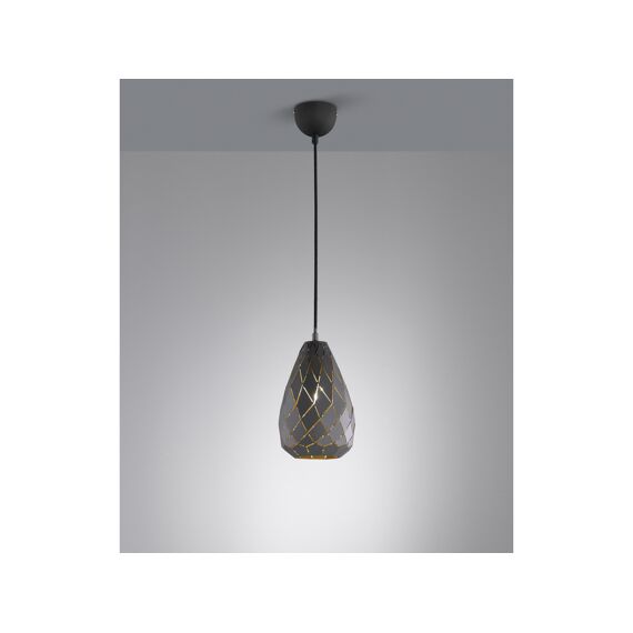 Trio Hanglamp Onyx - Antraciet