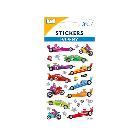 Sticker 145 098 Race Car