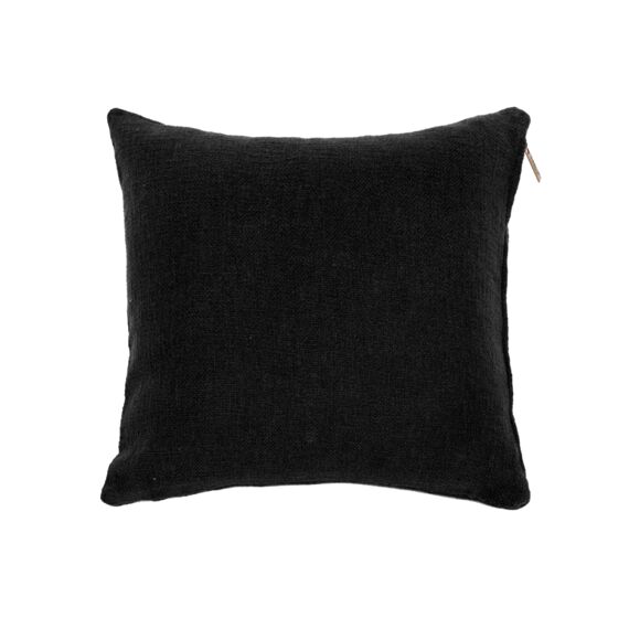 Tiseco Kussen (Gevuld) Cotton Slub 45X45Cm Black