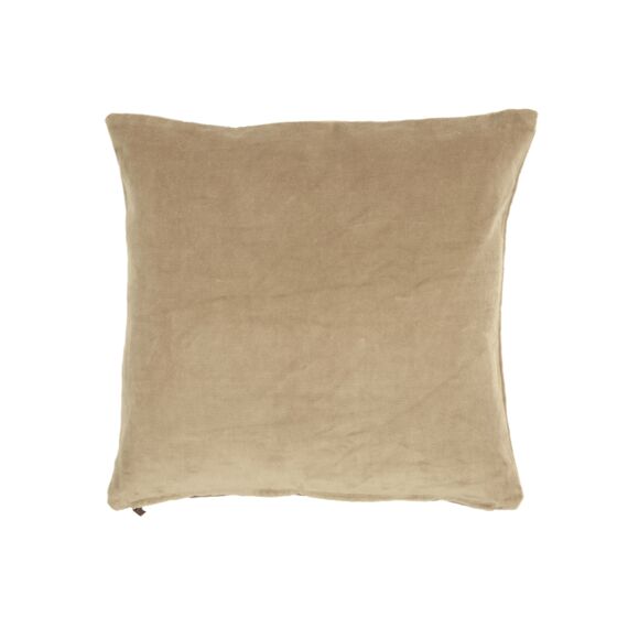 Tiseco Kussen (Gevuld) Cotton Velvet 45X45Cm Sand