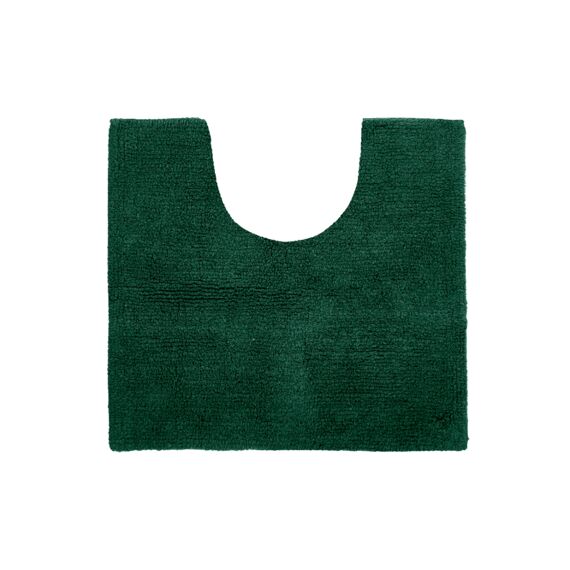 Tiseco Toiletmat Riva - Katoen Antislip 50X45Cm Dark Green