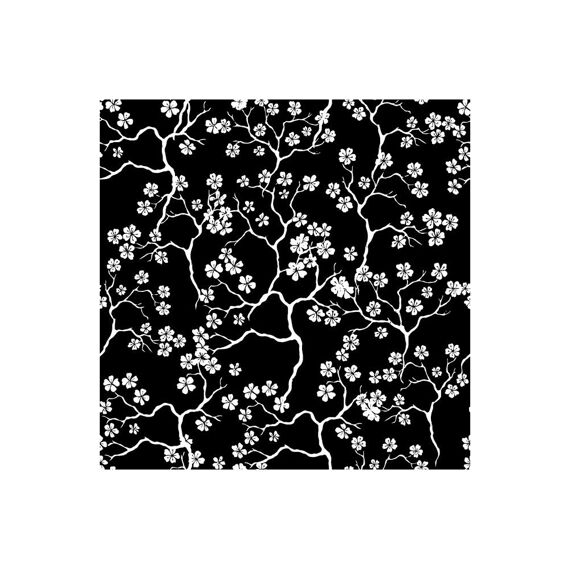 Placemat Anti-Slip 30X45Cm Blossom Black