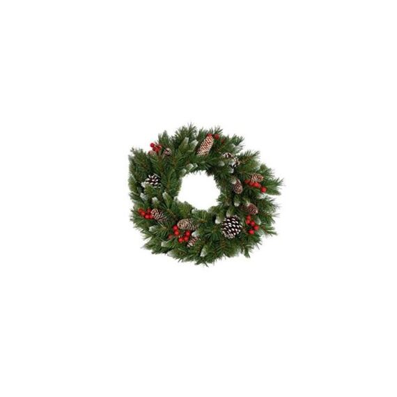 Frosted Berry Wreath D50Cm