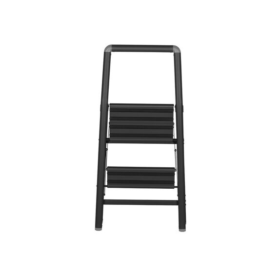 Wenko Trapladder Opvouwbaar Alu Compact 2 Tredes Zwart