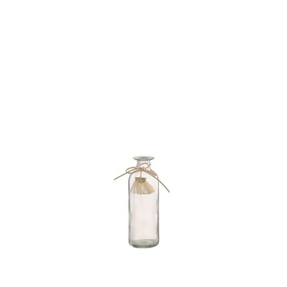 Vaas Fles Glas Transparent S 5,5X5,5X16,5Cm