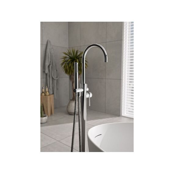 Olymp Staande Mengkraan Bad/Douche - Chroom Glanzend