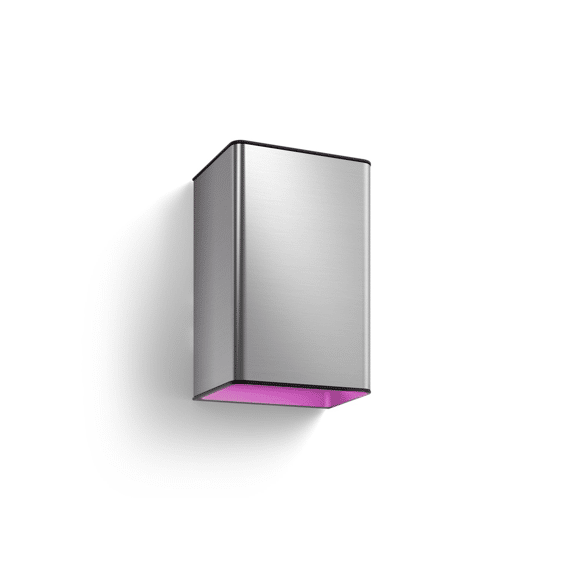 Philips Resonate Hue Waca Wall Lantern Inox 2X8