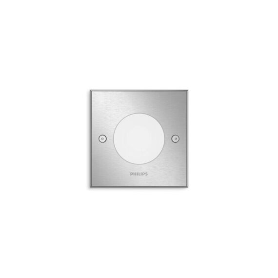 Philips Crust Recessed Inox 1X3W 230V