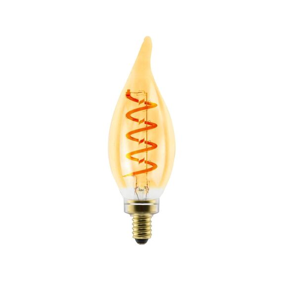 C35 E14 Spiral Deco | Gold 2.5W 136Lm 2000K