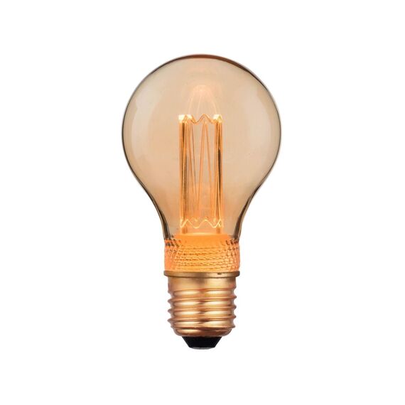 A60 E27 Retro Deco | Gold 2.3W 65Lm 1800K