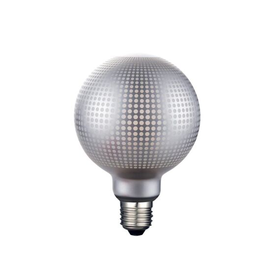 G95 E27 Magician | Dots Silver 4W 200Lm 2700K