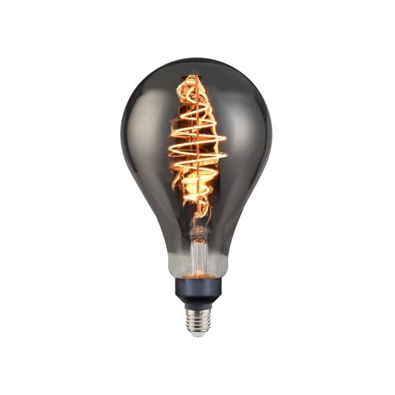 Ps160 E27 Spiral Deco | Smoked 8.5W 200Lm 1800K