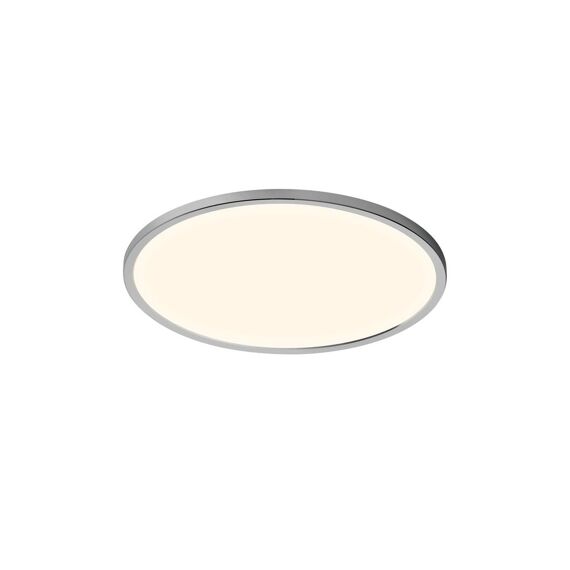 Oja Bathe Plafond Light Rond 42Cm 18W/2100Lm/3000-4000K Nightlight Ip54 White Chrome Ring