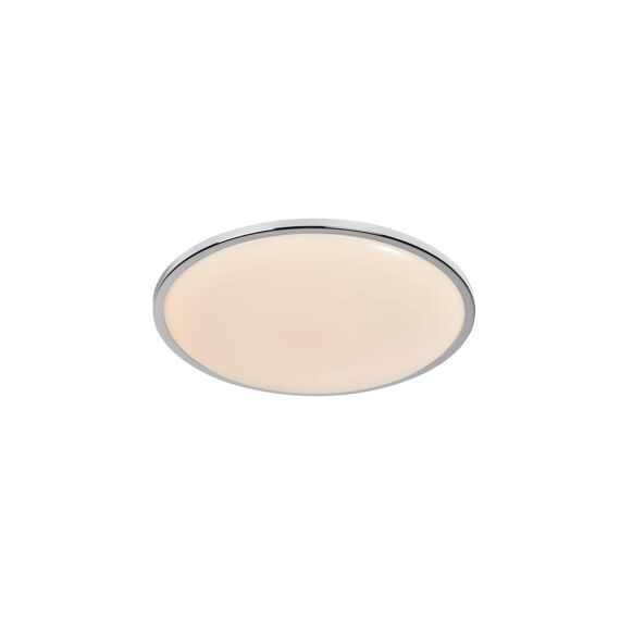 Theros Bathe Plafond Light Rond 35Cm 15W/1650Lm/Ra90/3000-4000K Back Night Light Non-Dim Ip44 Chrome