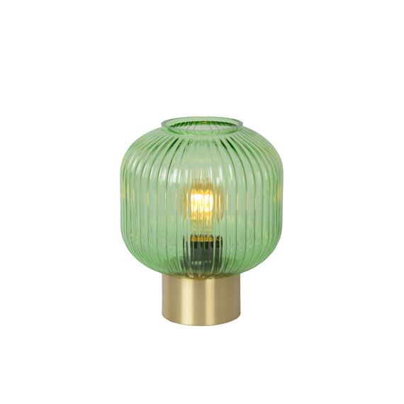 Lucide Maloto Tafellamp-Groen-Ø20-1Xe27-40W-Glas