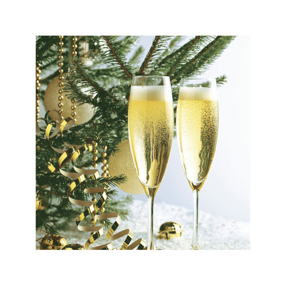 Duni Serviet 33X33Cm 20 Stuks Cheers In Gold
