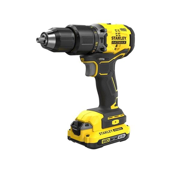 Stanley 18V 2X2.0Ah Brushless Schroefklopboormachine In Koffer