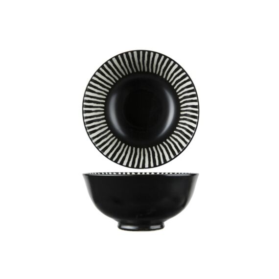 Okapi Black Kommetje D15.5Xh7Cm 65Cl